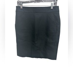 Ladies black J.Crew size 6 petite skirt